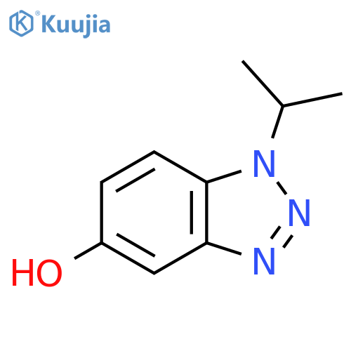 1-(propan-2-yl)-1H-1,2,3-benzotriazol-5-ol structure