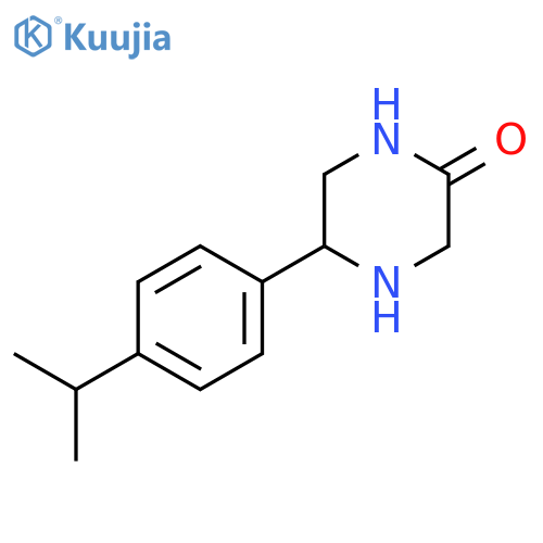 5-[4-(Propan-2-yl)phenyl]piperazin-2-one structure