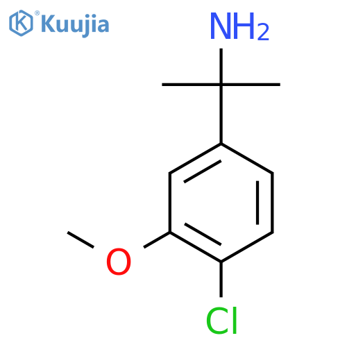 2-(4-chloro-3-methoxyphenyl)propan-2-amine structure