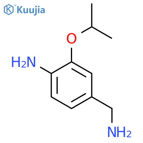 4-(aminomethyl)-2-(propan-2-yloxy)aniline structure