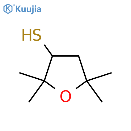 2,2,5,5-Tetramethyloxolane-3-thiol structure