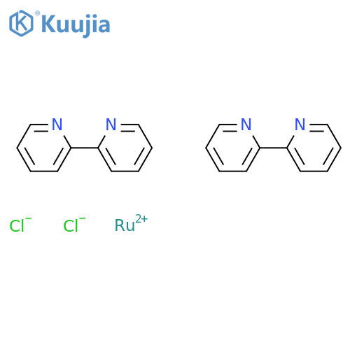 cis-Dichlorobis(2,2'-bipyridine)ruthenium(II) dihydrate structure