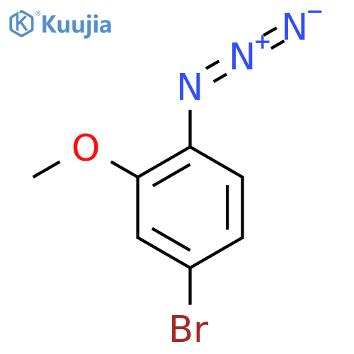 1-Azido-4-bromo-2-methoxybenzene structure