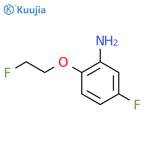 5-Fluoro-2-(2-fluoroethoxy)aniline structure