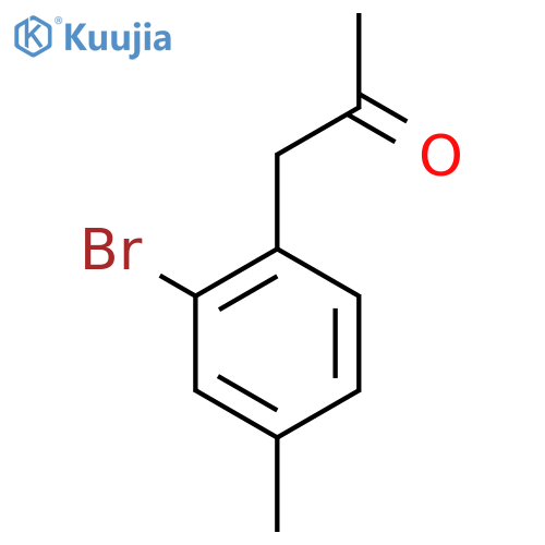 1-(2-Bromo-4-methylphenyl)propan-2-one structure
