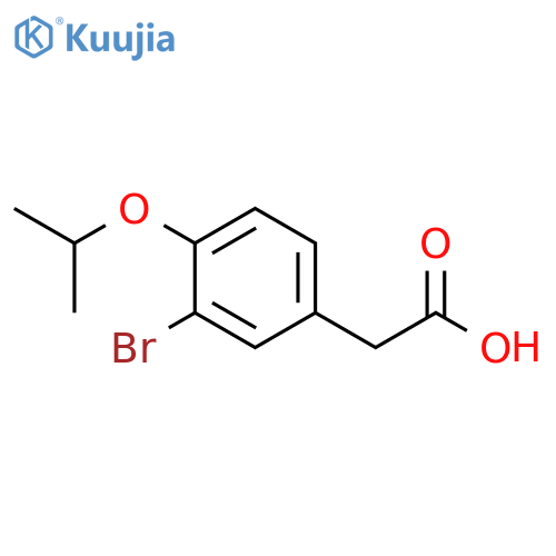 2-(3-Bromo-4-isopropoxyphenyl)acetic acid structure