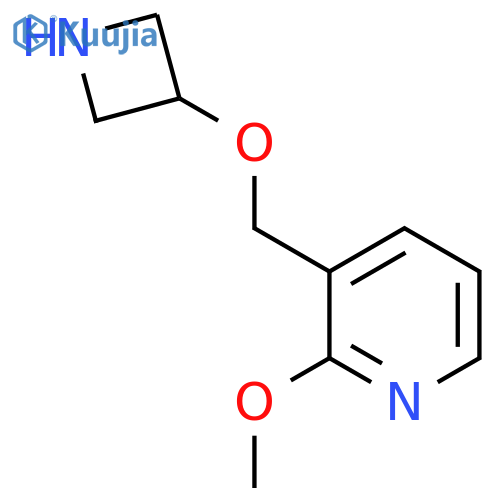 3-[(Azetidin-3-yloxy)methyl]-2-methoxypyridine structure