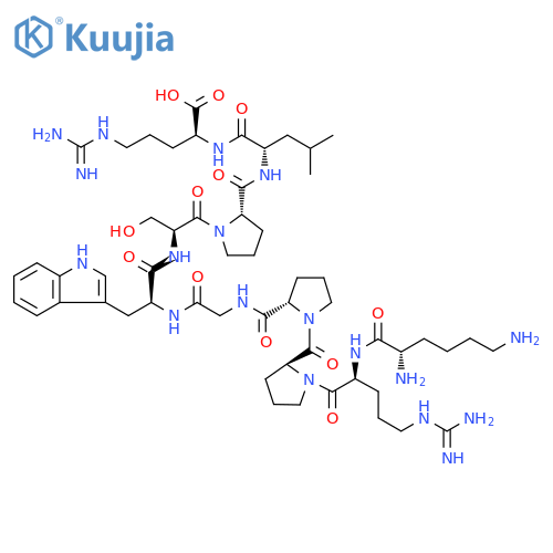 Oncorhynchus mykiss Bradykinin-related peptides; Trout[Lys0]BK structure