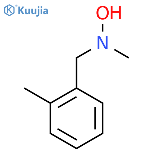N-methyl-N-(2-methylphenyl)methylhydroxylamine structure