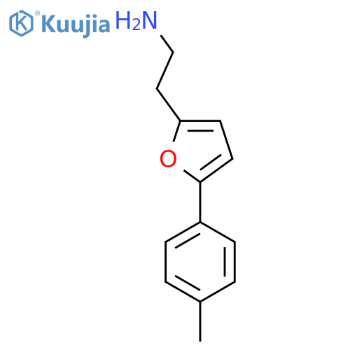 2-5-(4-methylphenyl)furan-2-ylethan-1-amine structure