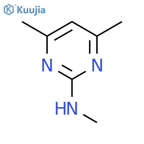 N,4,6-trimethylpyrimidin-2-amine structure