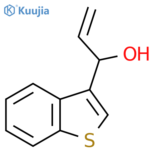 1-(1-benzothiophen-3-yl)prop-2-en-1-ol structure