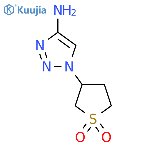 3-(4-Amino-1H-1,2,3-triazol-1-yl)-1lambda6-thiolane-1,1-dione structure