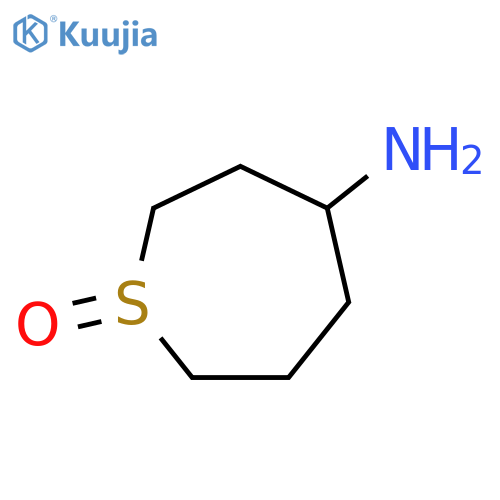 4-amino-1lambda4-thiepan-1-one structure