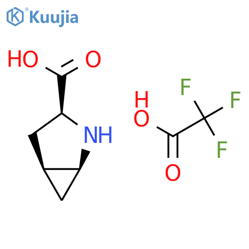 (1S,3S,5S)-2-azabicyclo[3.1.0]hexane-3-carboxylic acid;2,2,2-trifluoroacetic acid structure
