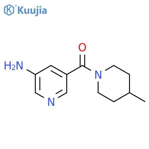(5-Amino-pyridin-3-yl)-(4-methyl-piperidin-1-yl)-methanone structure