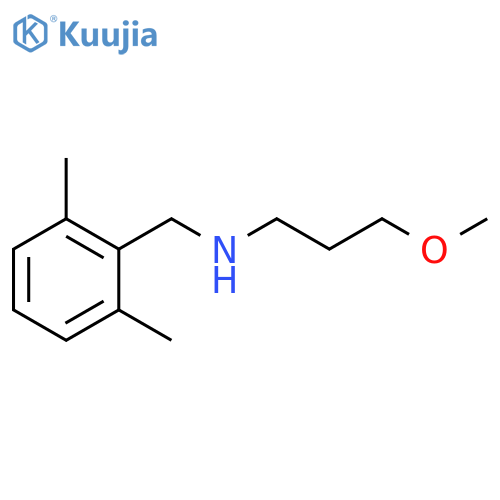 (2,6-dimethylphenyl)methyl(3-methoxypropyl)amine structure