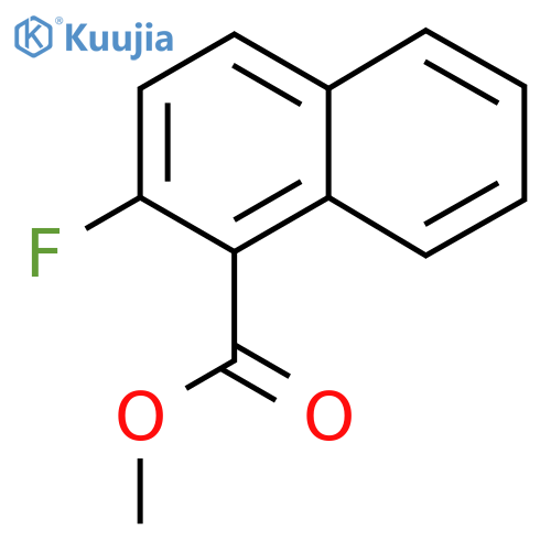 Methyl 2-fluoronaphthalene-1-carboxylate structure