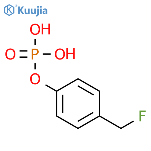 Phenol,4-(fluoromethyl)-, dihydrogen phosphate (9CI) structure