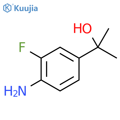 2-(4-Amino-3-fluorophenyl)propan-2-ol structure