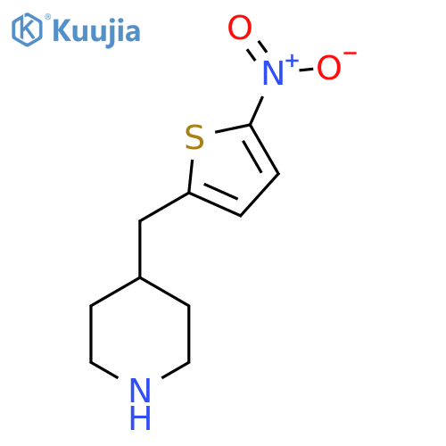 4-(5-nitrothiophen-2-yl)methylpiperidine structure