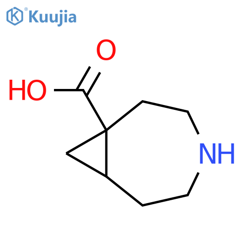 4-Azabicyclo[5.1.0]octane-1-carboxylic acid structure