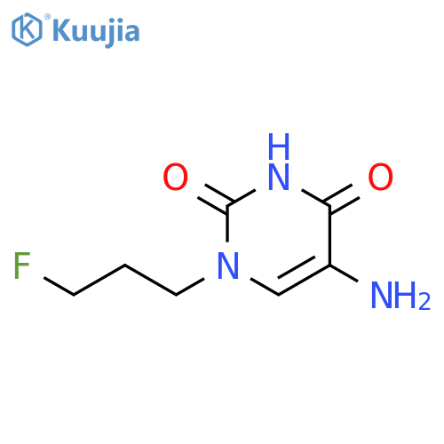 5-Amino-1-(3-fluoropropyl)-1,2,3,4-tetrahydropyrimidine-2,4-dione structure