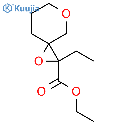 Ethyl 2-ethyl-1,7-dioxaspiro[2.5]octane-2-carboxylate structure