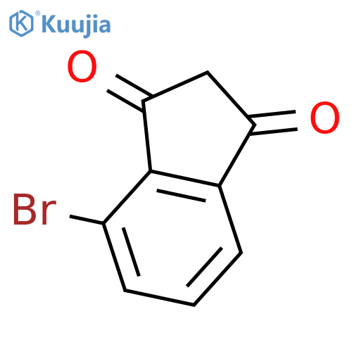 4-bromo-2,3-dihydro-1H-indene-1,3-dione structure