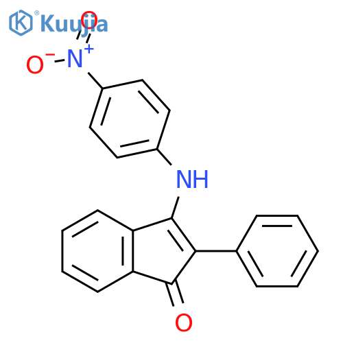 3-(4-Nitroanilino)-2-phenyl-1H-inden-1-one structure