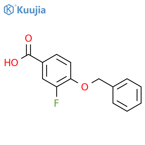 4-Benzyloxy-3-fluorobenzoic Acid structure
