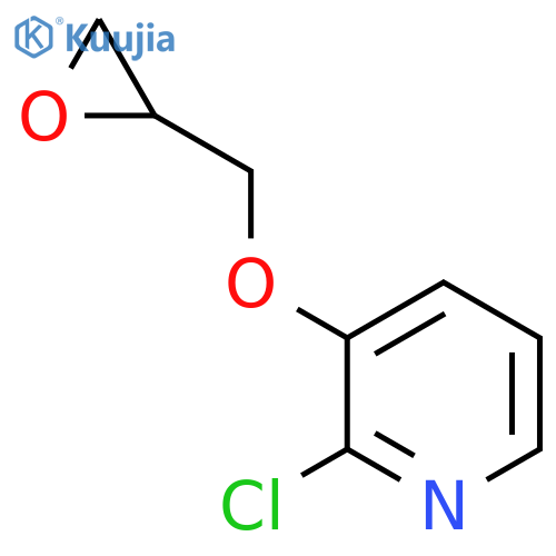 2-Chloro-3-(oxiran-2-ylmethoxy)pyridine structure