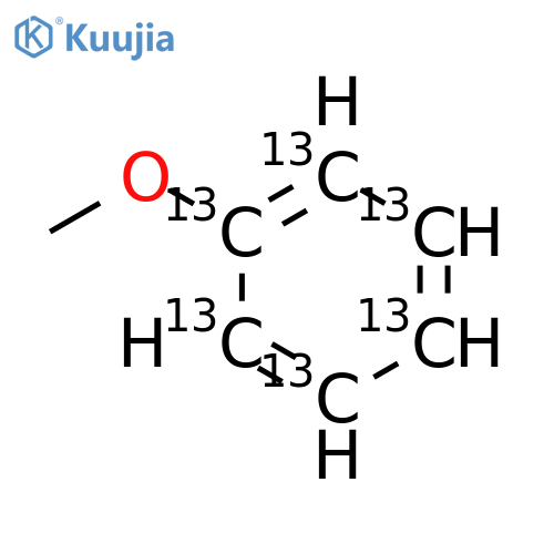 Anisole-13C6 structure