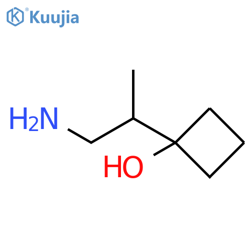 Cyclobutanol, 1-(2-amino-1-methylethyl)- structure