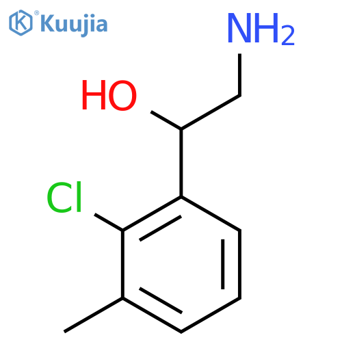 2-Amino-1-(2-chloro-3-methylphenyl)ethan-1-ol structure