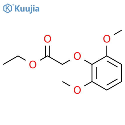 (2,6-DIMETHOXY-PHENOXY)-ACETIC ACID ETHYL ESTER structure