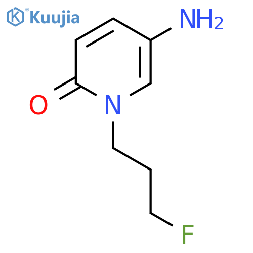 5-amino-1-(3-fluoropropyl)-1,2-dihydropyridin-2-one structure