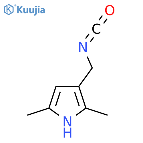 3-(isocyanatomethyl)-2,5-dimethyl-1H-pyrrole structure