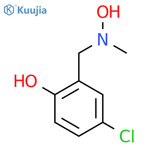 4-chloro-2-{hydroxy(methyl)aminomethyl}phenol structure