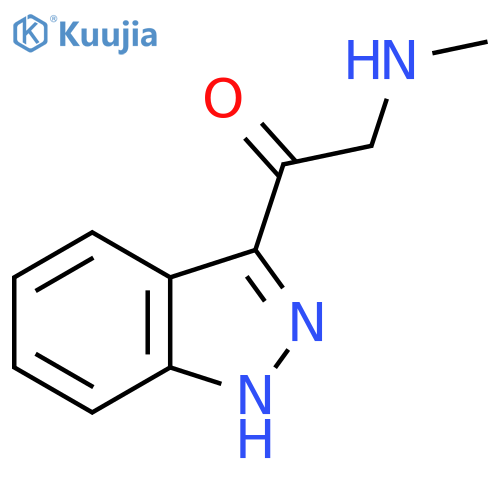 1-(1H-indazol-3-yl)-2-(methylamino)ethan-1-one structure