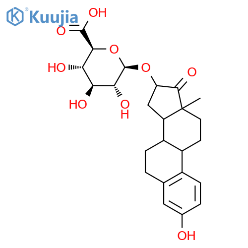 16α-Hydroxyestrone 16-β-D-Glucuronide structure