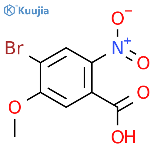 4-Bromo-5-methoxy-2-nitro-benzoic Acid- structure