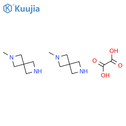 2-Methyl-2,6-diazaspiro[3.3]heptane oxalate(2:1) structure