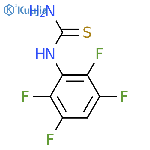 Thiourea, N-(2,3,5,6-tetrafluorophenyl)- structure