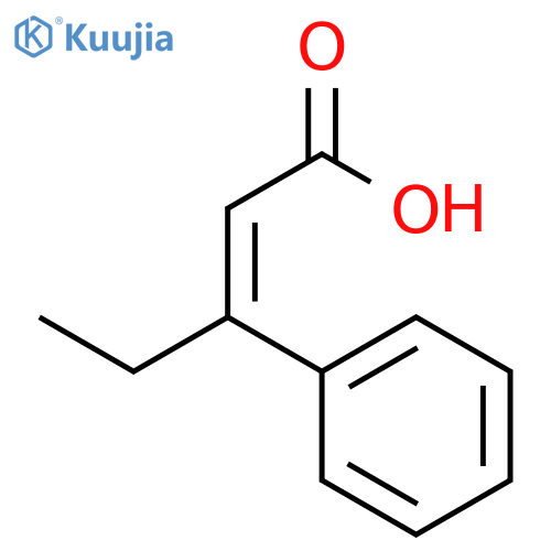 3-phenylpent-2-enoic acid structure