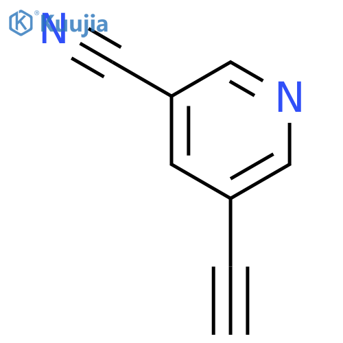 5-ethynylpyridine-3-carbonitrile structure