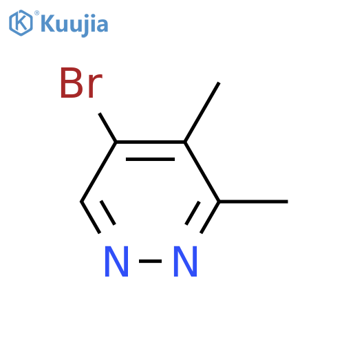 Pyridazine, 5-bromo-3,4-dimethyl- structure