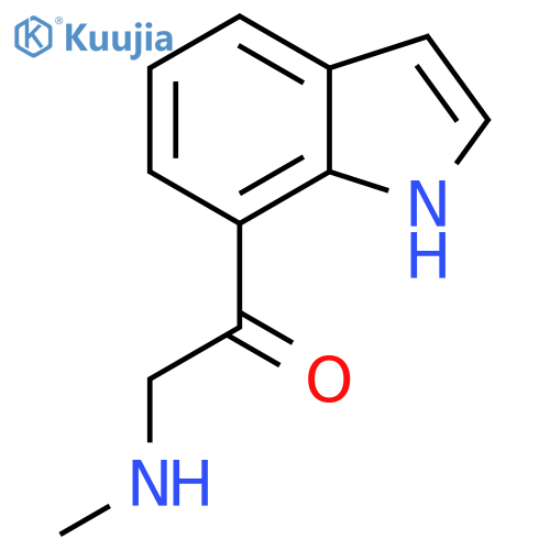 1-(1H-indol-7-yl)-2-(methylamino)ethan-1-one structure