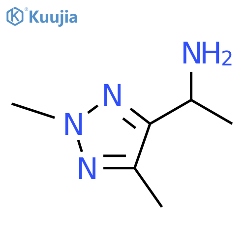 2H-1,2,3-Triazole-4-methanamine, α,2,5-trimethyl- structure
