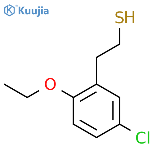 2-(5-chloro-2-ethoxyphenyl)ethane-1-thiol structure